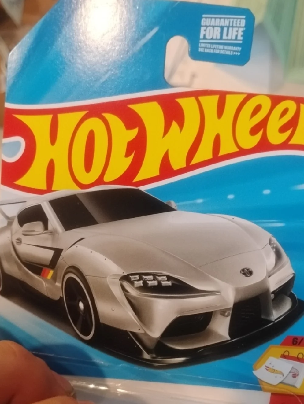 Mattel Hot Wheels '20 Toyota GR Supra - Silver with Black Accents